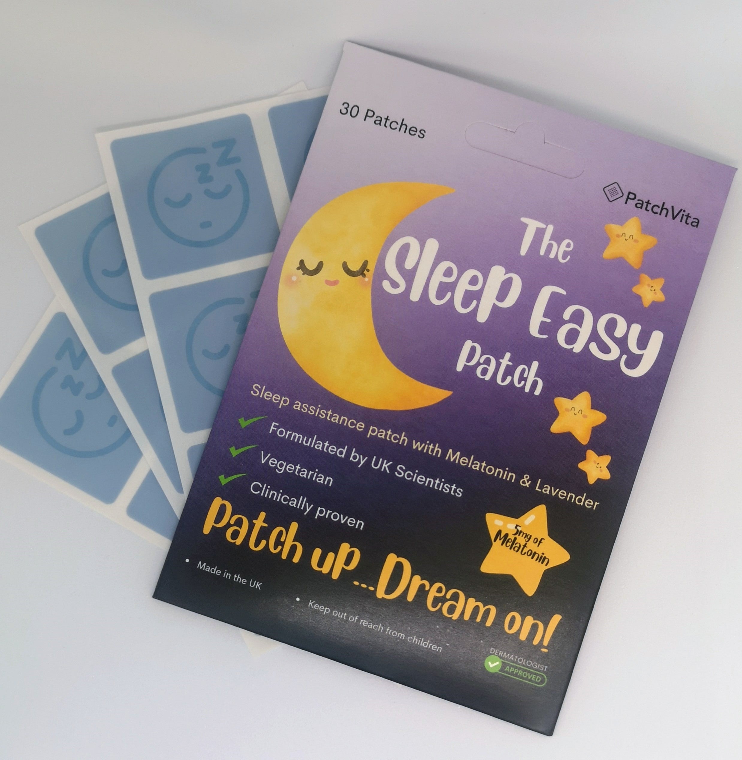 The Sleep Easy Patch - Premium Sleep Assistance Patches - One Month Supply